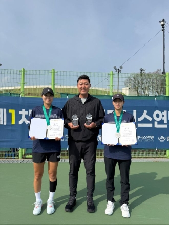 안동시청 테니스단, 실업연맹전서 은메달 2개…3개 대회 연속 입상