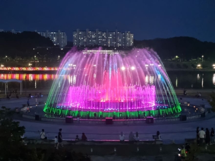 낙동강 음악분수 5월 재가동…안동 야경 다시 물든다