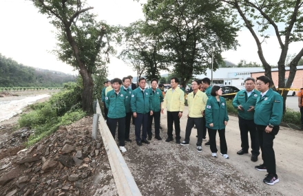경북도의회, 집중호우 피해 현장 긴급 점검… "도민 일상 회복 최우선"