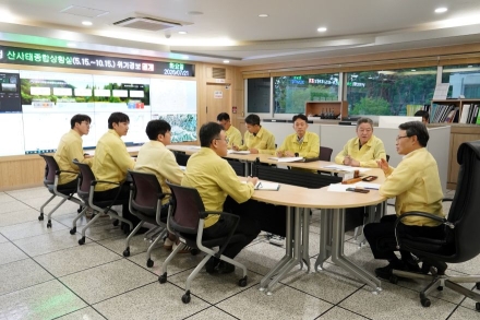 산림청, 여름철 호우 대비 남부권 산사태 대응체계 총력 점검