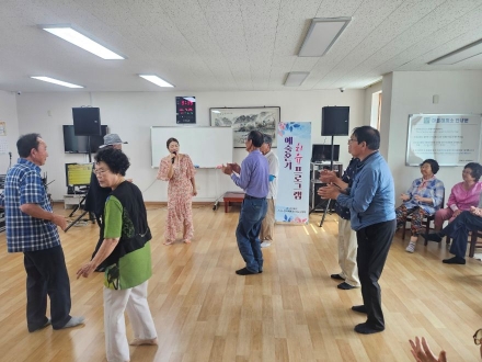 예술의 온기로 채우는 경로당… 의성군, 어르신 치유 프로그램 운영